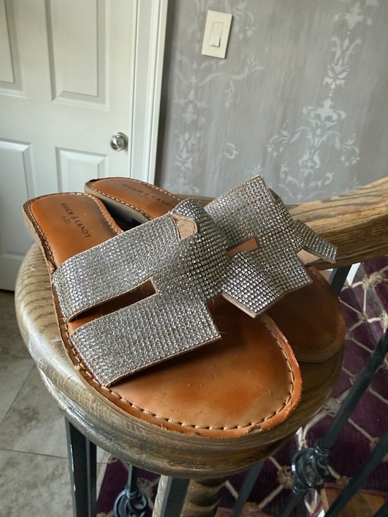 Rock & Candy Shoes - ROCK & CANDY by ZIGI ladies rhinestone sandals, excellent condition, size 8